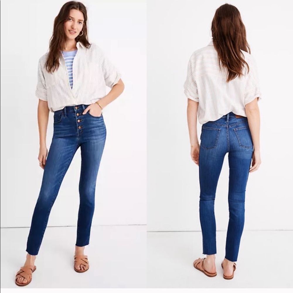 Madewell 10” high-rise skinny crop 23